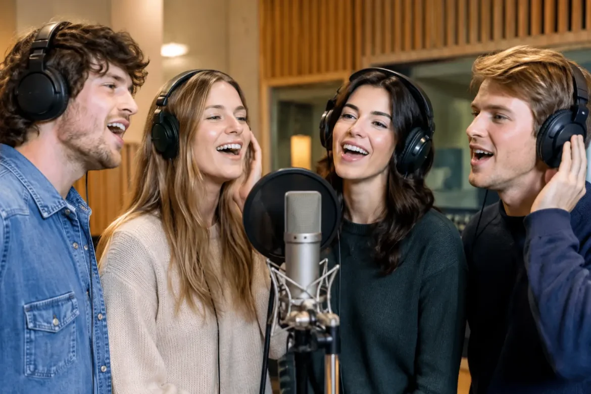 How ABBA Recorded Backing Vocals in the Studio